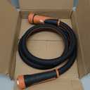 Giraffe Tools Garden Hose 5/8", Water Hose Heavy Duty, Flexible, Lightweight Hybrid Hose with Swivel Handle, 5ft Female to Female Fittings, Burst 600 PSI, Short Leader Hose