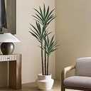 Fsslower Artificial Agave Tree 5.2FT with 45 Leaves & 3 Trunks Yucca Plant