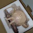 Smily Face Planters Pot, Cute Swing Hanging Resin Head Planter for Indoor Outdoor Plants, Succulent Flower Pots with Drainage Hole, DIY Gift Decorative Novelty Planter