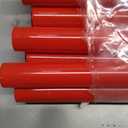 Red tubes (15.7 inches) 34pc