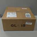 Antique Glass Lamp Shade for Floor lamp, Alabaster Torchiere Lamp Shade Replacement, Floor Lamp Replacement Parts (White Alabaster, 12'')