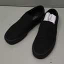 Vans Men's Asher Slip-On Shoe - Casual Sneakers for Walking, Fashion & Work. (Canvas) Black/ Black. 9