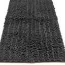 Yimobra Bathroom Rug Mat 24 x 17, Extra Soft Non Slip Absorbent Water Bath Rug, Quick Dry Machine Washable Chenille Shaggy Shower Mat, Bath Mat for Bathroom Floor, Home Decor Accessories, Black