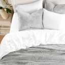 Stripe Channel Luxury Velvet Quilt Set Queen Size, Frost Gray
Ultra Soft Velvet Bedding Set, Lightweight Comforter, Oversized Bedspread Coverlet for All Season, with 2 Matching Shams