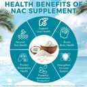NAC Supplement (N-Acetyl Cysteine) Softgels with NAD+, Coconut Oil & MCT Oil, Non-GMO, Gluten Free, 300 Count