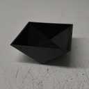 The HC Companies 6 Inch Deco Faceted Plastic Succulent Bowl - Unique Decorative Indoor Planter with Drainage Hole, Faux Concrete