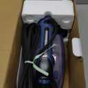 Steam Iron for Clothes 20s Fast Heating, 1700W Iron with 15.21oz Large Water Tank, 3-Way Auto shutoff, Burst Steam, Spray Mist, Anti-Drip, Self-Cleaning, Vertical Ironing for Home, Blue