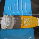 ZeroWater 32-Cup Ready-Read 5-Stage Water Filter Dispenser with Instant Read Out - 0 TDS for Improved Tap Water Taste - IAPMO Certified to Reduce Lead, Chromium, and PFOA/PFOS