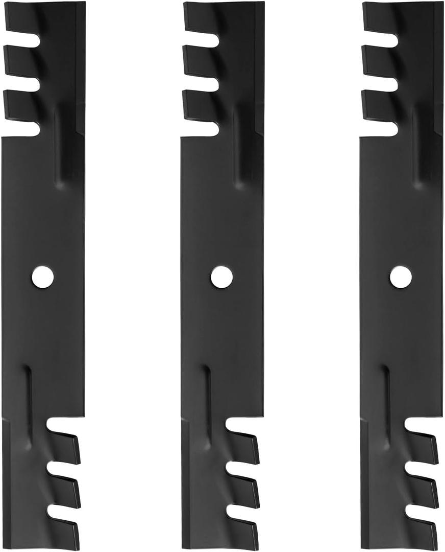 482877 Mulching Blades Set Replaces Scag 48110 481706 482461 483316 Snapper 7075771 7075771BZYP Lesco 21871 50111 Hustler 601123, Compatible with CZT19480KWV CZT19481KWV 48" Deck (3PACK)