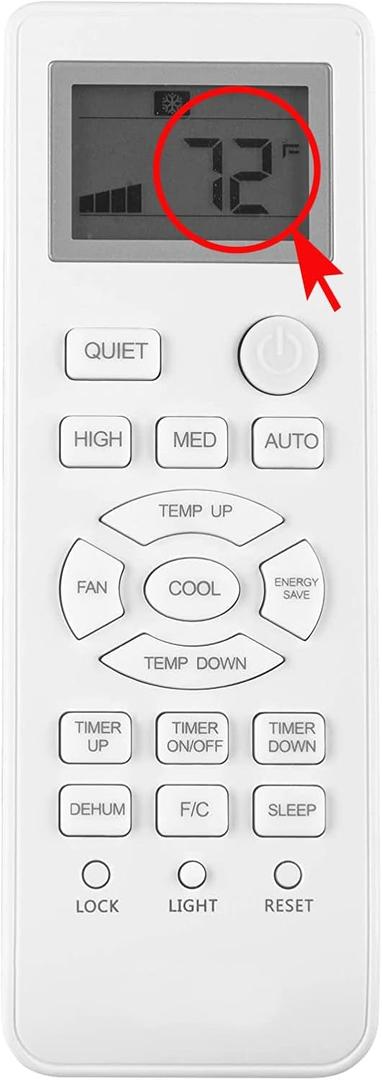 Replacement Remote Control for GE AC Air Conditioner Remote Control WJ26X22901 AHD06LZQ1 AHD08LZQ1 ESAQ406P ESAQ406T ESAQ408P ESAQ406TZ AHD06LX AHD08LX PHC06 PHC08 PHC06LY PHC08LY AHD06LXW1 AHD08LXW1