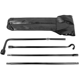 Spare Tire Tool Kit with Tire Jack Handle and Wheel Lug Wrench Compatible with 2007-2021 Tundra 2008-2021 Sequoia