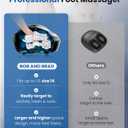 BOB AND BRAD Foot Massager Machine with Heat and Remote, Fits up to Size 14, FSA Eligible HSA Shiatsu Deep Kneading Foot Massager for Plantar Fasciitis and Neuropathy