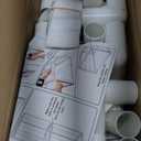 Trycooling Stuffed Animal Storage Zoo Holder Space Save Vertical PVC with Elastic Band and Net for Playroom Bedroom Nursery (White 1)