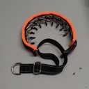 Heavy Duty Nylon No Pull Dog Collar with Buckle, Adjustable Anti Pull Reflective Slip Collar for Large Medium Small Dogs - M Orange (M (15"-23" Neck, 1.5" Wide))