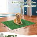 59.5 x 39.5 in Dog Grass Pad, Extra Large Artificial Grass Turf Mat, Fake Grass for Large Dog Potty Training Indoor Outdoor Balcony Patio Lawn Decoration