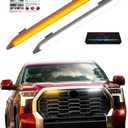 LED Grille Light Bars for Toyota Tundra TRD Off Road and TRD Sport 2022 2023 2024 2025 OEM Grill Front Marker Lights with DRL and Turn Signals