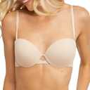 Maidenform Women's DreamWire Multi-Way Underwire Bra, Strapless 6-Way Convertible Bra (Beige), 32C