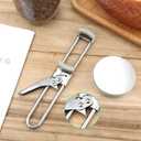 2 x Jar Opener, Adjustable Jar Lid Opener Multifunctional Can Opener Stainless Steel Can Opener Manual Glass Jar Opener Bottle Opener Easy Jar Opener for Seniors Kitchen Gadgets