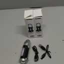 2PCS Rechargeable Keychain Flashlights,1200 Lumens EDC Mini Flashlights，Portable Rechargeable Bright Keychain Flashlight，Compatible with Phone Charger,7 Lighting Modes for Camping