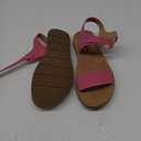 Soda COMPEL KIDS/CHILDREN/GIRLS Casual Open Toe Single Band Fashion Slide Flat Sandal with Adjustable Ankle Strap, Size 4