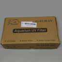 TARARIUM Small Aquarium Filter U-V for 10-45 Gallon Tank, 158GPH Fish Tank Filters for Betta Fish Tank Green Clean Machine, Internal Pump Filter for Turtle Tank Saltwater Freshwater Crystal Clear (Black)