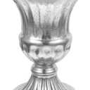 Amosfun Metal Urn Planter Grecian Vase Flower Arrangement Pot for Wedding Table Centerpiece Metal Urn Pot 6.3 Inch Tall