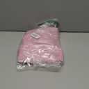 AISWI Maxi Maternity Dress Semi Formal Baby Shower Wedding Guest V-Neck Handkerchief Sleeves Elegant, Sparkly Pink, X-Large