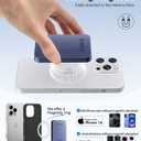 ORICO 1TB Magnetic External SSD, Aluminum Alloy, Up to 460MB/s, External Solid State Drive, Expand Storage for iPhone 17 Pro Max, Compatible w/MagSafe, USB-C Smartphones - K5MINI Blue