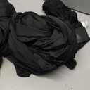 4Pack Spandex Waterproof Table Covers 8ft，Spandex 8ft Waterproof Table Cover for Party,Wedding, Banquet, and Events(Black)