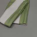 Leaveland Sage Green and White Stripe Set of 2 18x18 Inch Cotton Polyester Square Throw Pillow Cover Decorative Soft Cushion Case Slipcover Home Decor Bed Couch Sofa Standard Size Accent Pillowcase