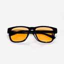  Orange Photochromatic Sunglasses, Black Frame, Transition Lens