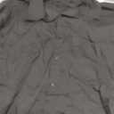 Men's Short Sleeve Dress Shirts Stretch Stain Shield Business Casual Button Down Shirts Solid Formal Wedding Tops (Black, L)