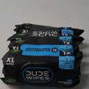DUDE Wipes - Flushable Wipes - 6 Pack, 288 Wipes - Unscented Extra-Large Adult Wet Wipes - Vitamin-E & Aloe - Septic and Sewer Safe