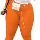 Nimsruc 2 Piece Outfits for Women Casual Sweat Sets Long Sleeve Matching Set Jogging Suits Tracksuits Orange M