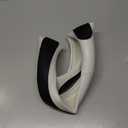 Uxcer Premium Leather Steering Wheel Cover for Tesla Model 3/Y 2016-2025 2026 Juniper/Highland, Non-Slip Breathable Tesla Model 3/Y Steering Wheel Protector, White