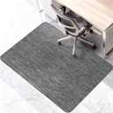 Azadx Office Chair Mat for Hardwood Floor 48" x 60" Heavy Duty Chair Mat for Hardwood Floors Slip Resistant Floor Protector for Home Office Computer Desk Chair Mat for Rolling Chairs, Dark Grey
