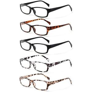 Amazon.com: Kerecsen Reading Glasses 5 Pairs Fashion Ladies Readers Spring Hinge with Pattern Print Eyeglasses for Women (Mix Color -4, 1.50) : Health & Household