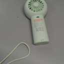 JISULIFE Portable Handheld Turbo Fan [16H Max Cooling Time], 4000mAh USB Rechargeable Personal Battery Operated Lash Small Pocket Fan with 5 Speeds for Travel/Outdoor/Vacation/Concerts - Green