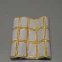 405 Pcs Gold Name Tag Stickers, 2"x 3" Adhesive Sticky Name Tags Sticker Name Badges Labels for School, Classroom, Reunion, Office, Home, Party