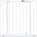 Regalo Safety 29-56" Extra Wide Baby Gate for Doorways & Bottom of Stairs, Pressure Mounted Baby Gate with Door for Babies, Toddlers & Pets, Tested & Safe for 30 Years, American Designed and Owned