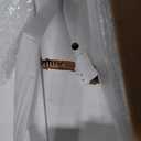 36x80 Inch Glass Sliding Barn Door Slab and 6.6ft Hardware Kit Included, 5 Frosted Glass, LVL Wood Panel Covered with White Water-Proof Scratch-Proof PVC Surface, Simple DIY Assembly