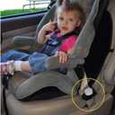 Buckle Guard PRO Seat Belt Button Cover (2-Pack Black) Deters Children and Disabled Adults from Opening Their Seat Belt While Riding in a Motorized Vehicle