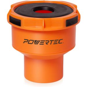 POWERTEC 70420 Dust Port Adapter for 1-3/4" ~ 2-1/2" Port to 4" & 2-1/2" Dust Collection Hose, Quick Connect Hose Reducer Fittings for Table Saw, Planer, Jointer & Various Power Tools (Patent pending)