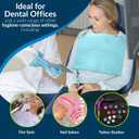 TIDI 1053 Avalon Dental Bib, Blue, 3 Layers, 13 W x 18 L (Pack of 500) Disposable Dental Bibs Embossed 2-Ply Tissue Poly Back to Help Prevent Leak-Through Nail Towels Tattoo Bibs