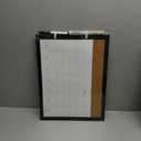 MaxGear Dry Erase Board Calendar Whiteboard for Wall, 17 x 13 White Board with Cork Board, Monthly Bulletin Board Calendar with Wood Frame, Whiteboard & Corkboard Combo for Office, School, Home