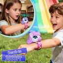 Walkie Talkies for Kids, 2 Pack - Wrist Watch Kids Walkie Talkies, Magical Pony Toddler Walkie-Talkie Toys, 2-Way Radios with Clear Sound, Ideal Gift for Girls & Boys Ages 3-12 (2Pcs-Pink + Purple)