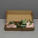 IPOPU Pink Peonies Artificial Flowers 8PCS Fake Peonies Silk Flowers with Stems for Wedding Decoration Bride Bouquet Faux Flowers Pink Crafts Floral Arrangement (Vase Not Included)