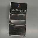 Porcelain Repair Kit White, Fiberglass Tub Repair Kit for Acrylic, Ceramics, Enamel, Tile, Repairs Chips, Cracks, Scratches, Holes on Tub, Tile, Bathtub, Toilet, Sink, Shower Tray