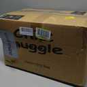 Human Dog Bed for Adult - Luxury Faux Fur Giant Size Dog Bed with Portable Handle, Egg Orthopedic Foam Bed with Blanket, 72"x40"x10", Ivory White