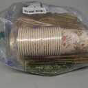 140Pcs Vintage Floral Party Supplies Tableware Set Tea Party Decorations Flower Plates and Napkins Spring Summer Baby Shower Birthday Party Paper Plates, Serve for 20 Guest